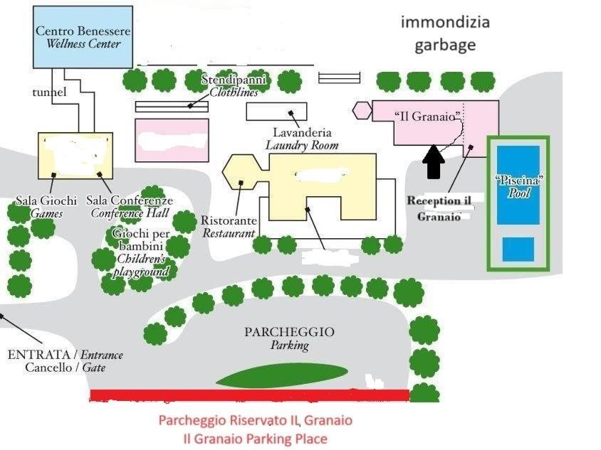 Residence Il Granaio Riparbella Exterior foto